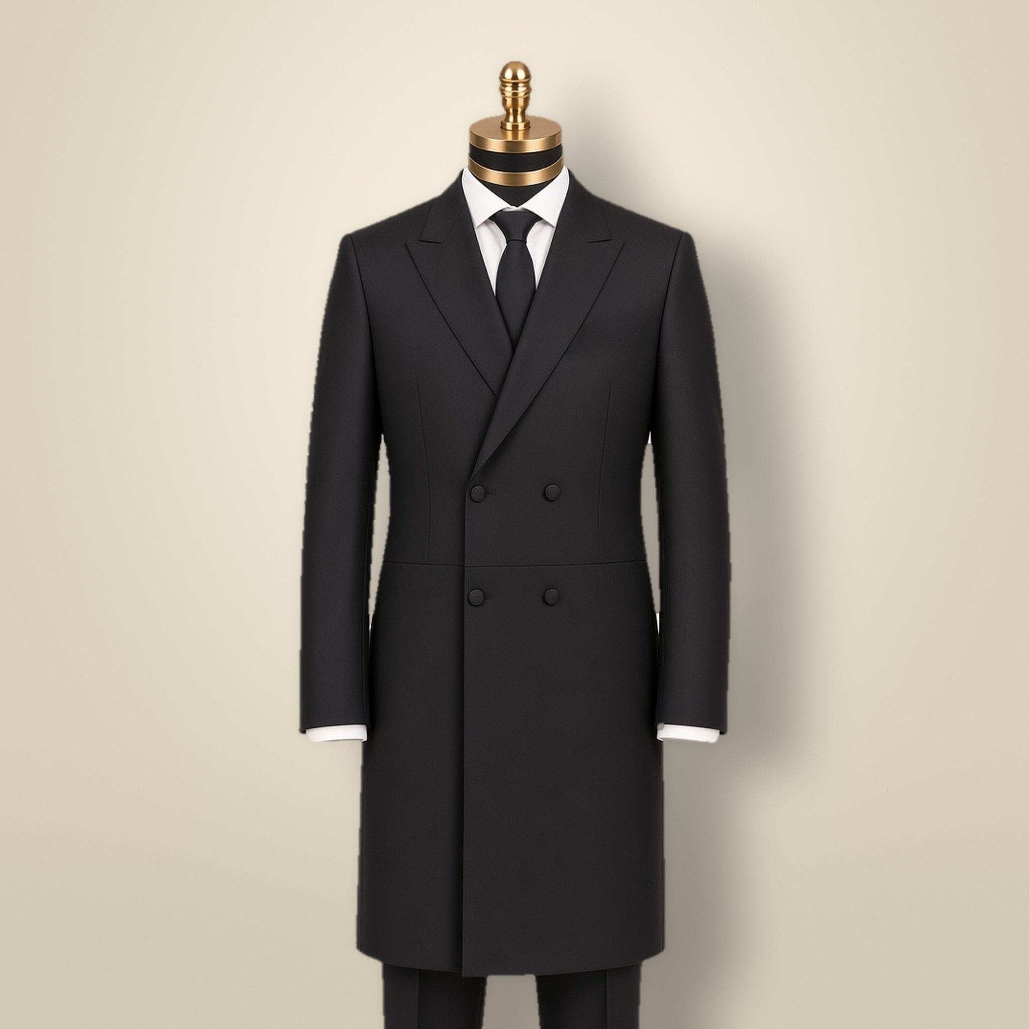 Super 110s Wool Kapota – on mannequin