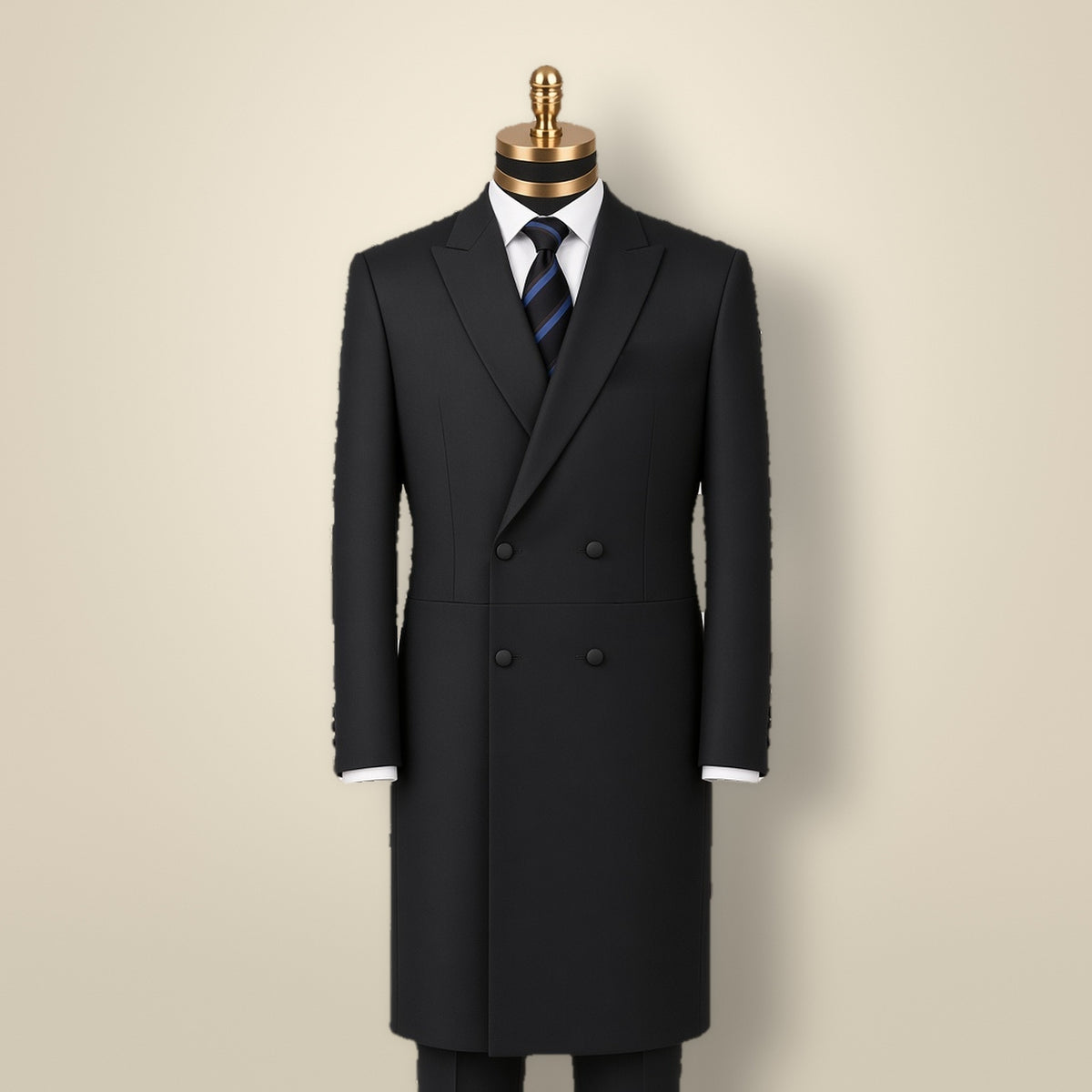 Super 160s Wool Kapota – on mannequin