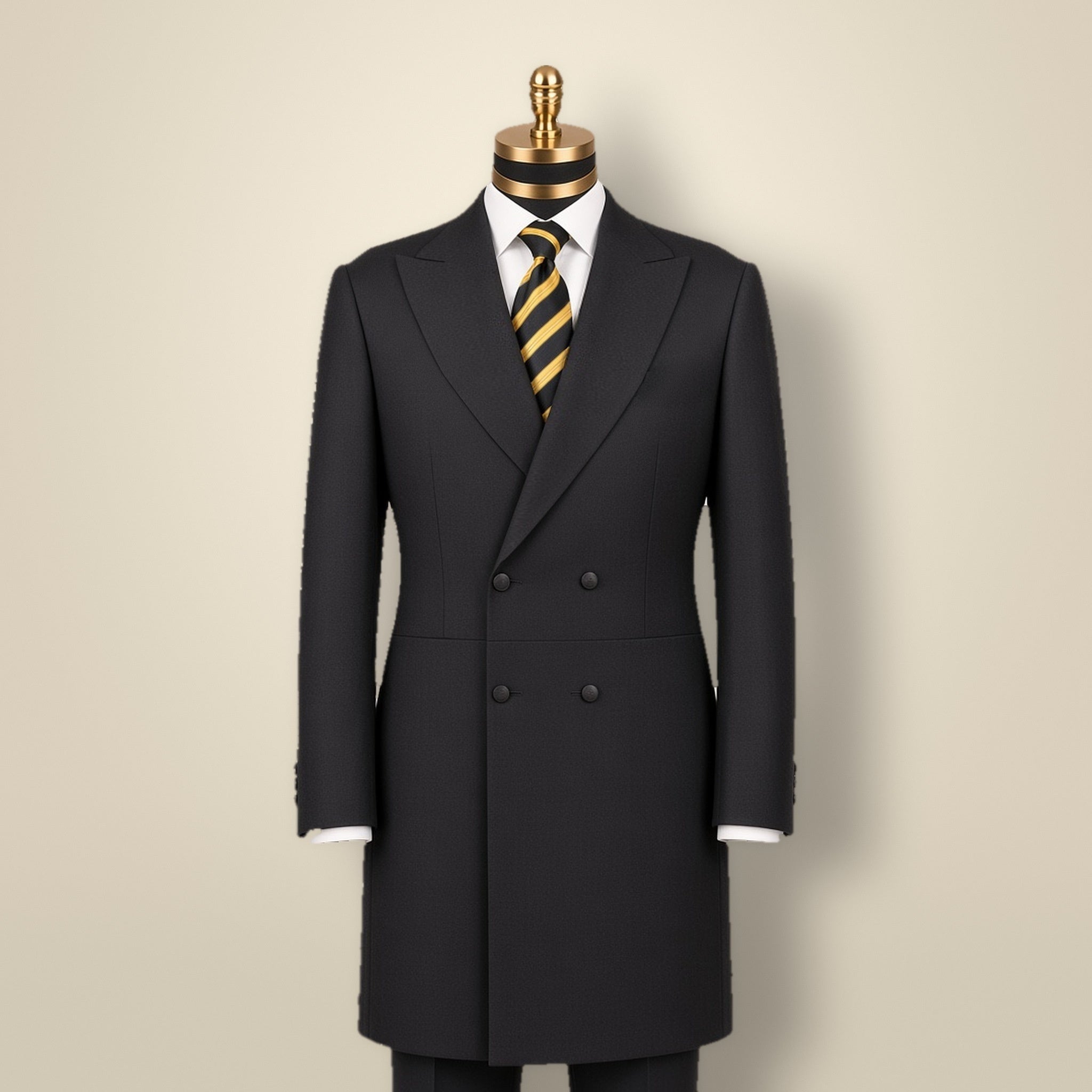 Cashmere & Super 180s Wool Kapota – Nanotech – on mannequin