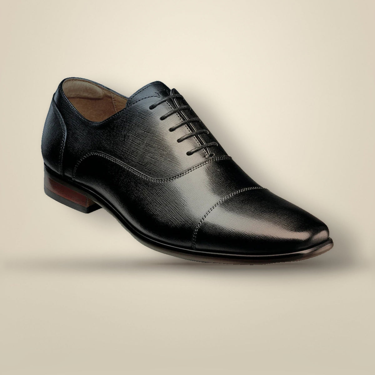 Florsheim Cap Toe Balmoral Oxford Noir (17B)