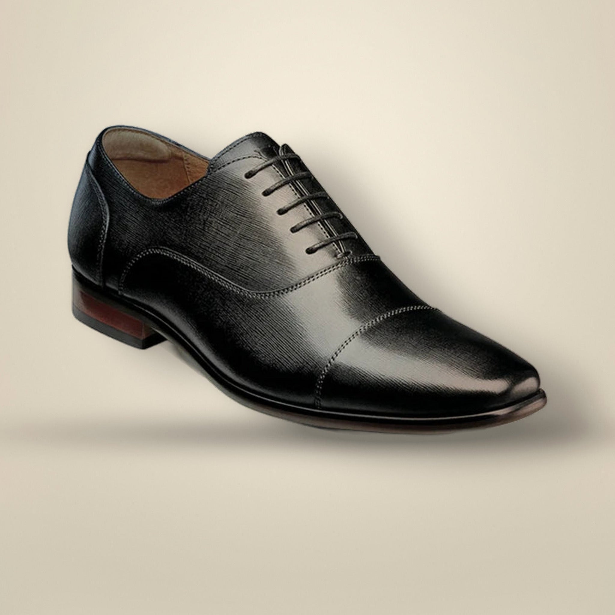 Florsheim Cap Toe Balmoral Oxford Noir (17B) – view 2