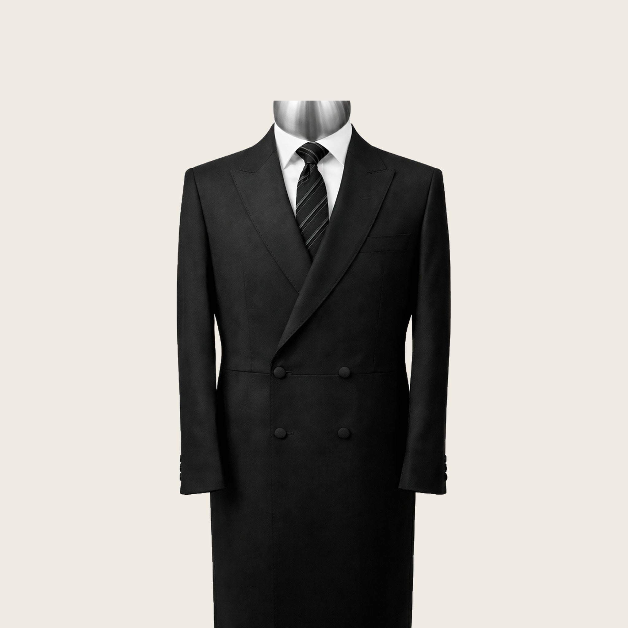 Silk & Super 180s Wool Blend Kapota – Water Resistant