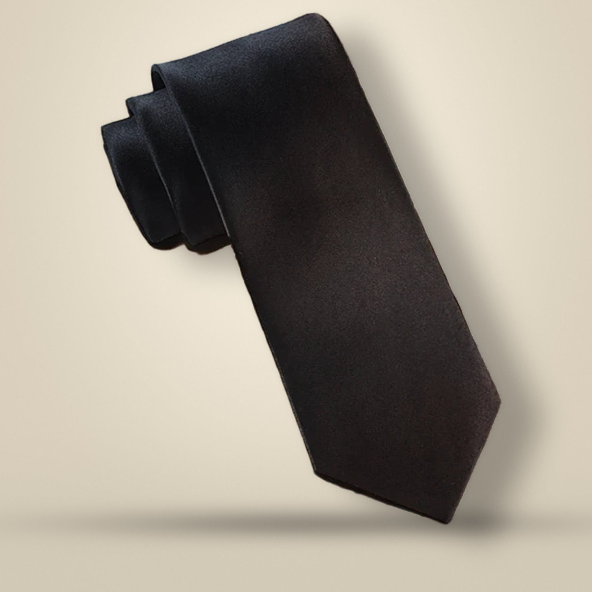 Silk Black Tie – view 1