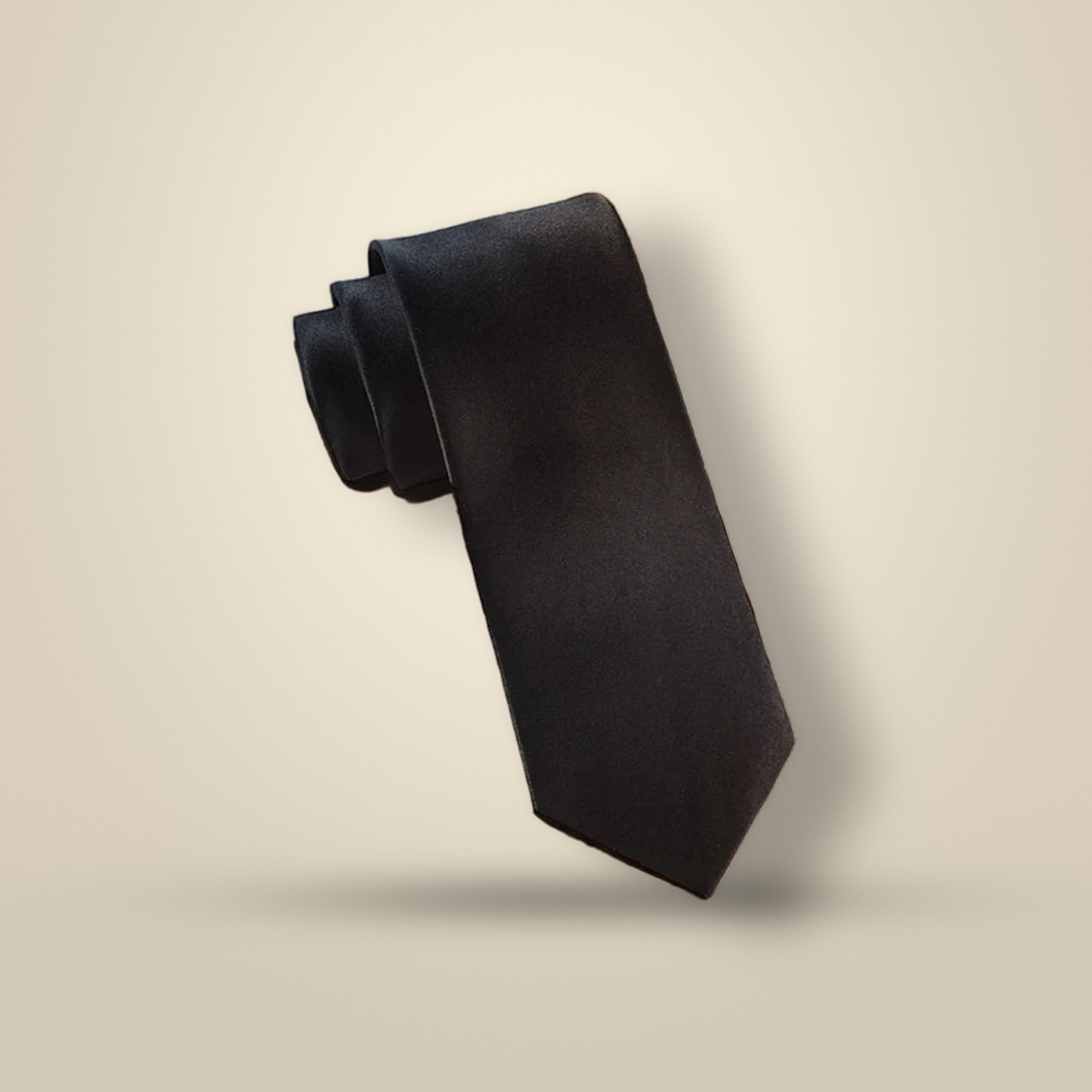 Silk Black Tie – view 2