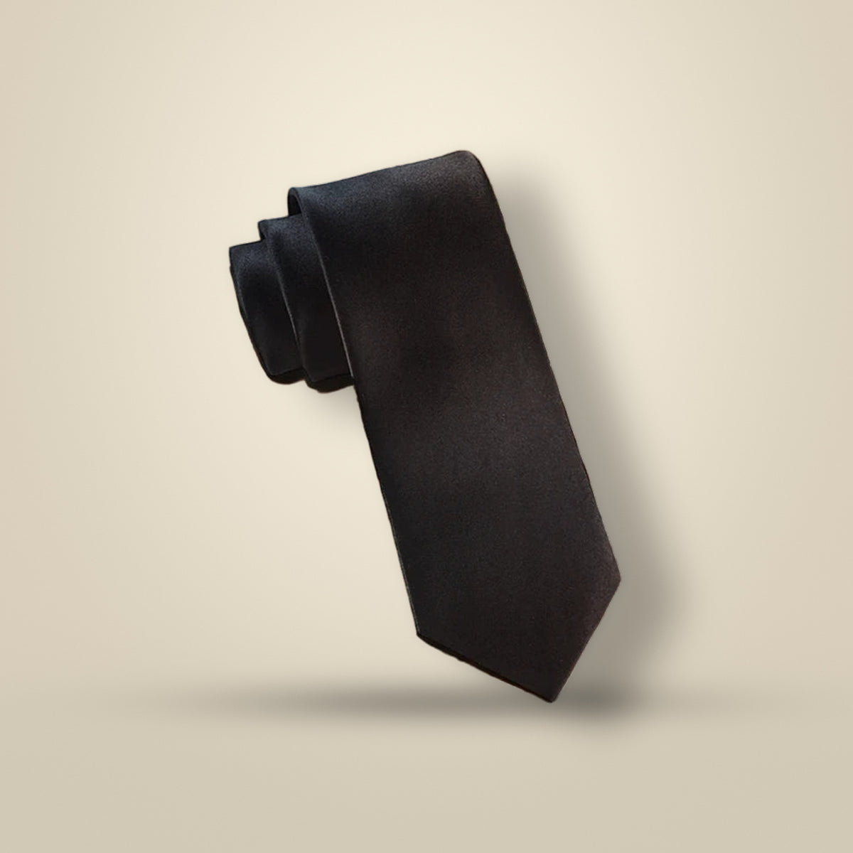 Silk Black Tie – view 2