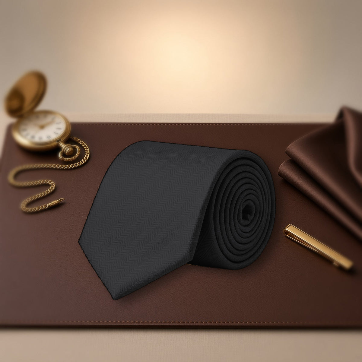 Silk Black Tie