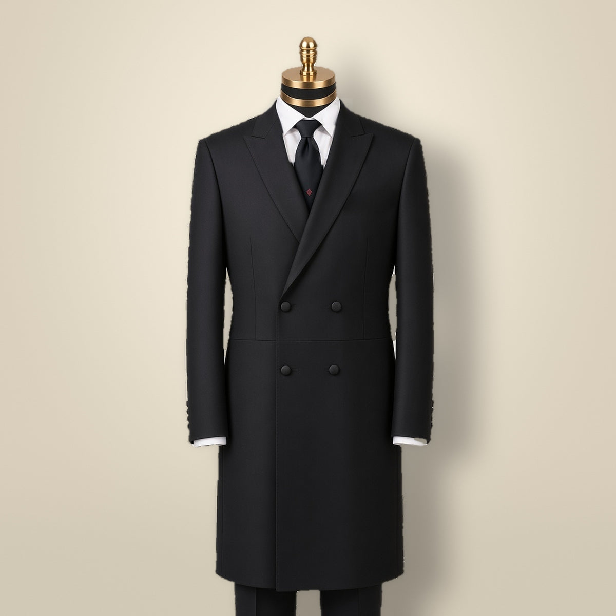 Super 130s Wool Kapota – on mannequin