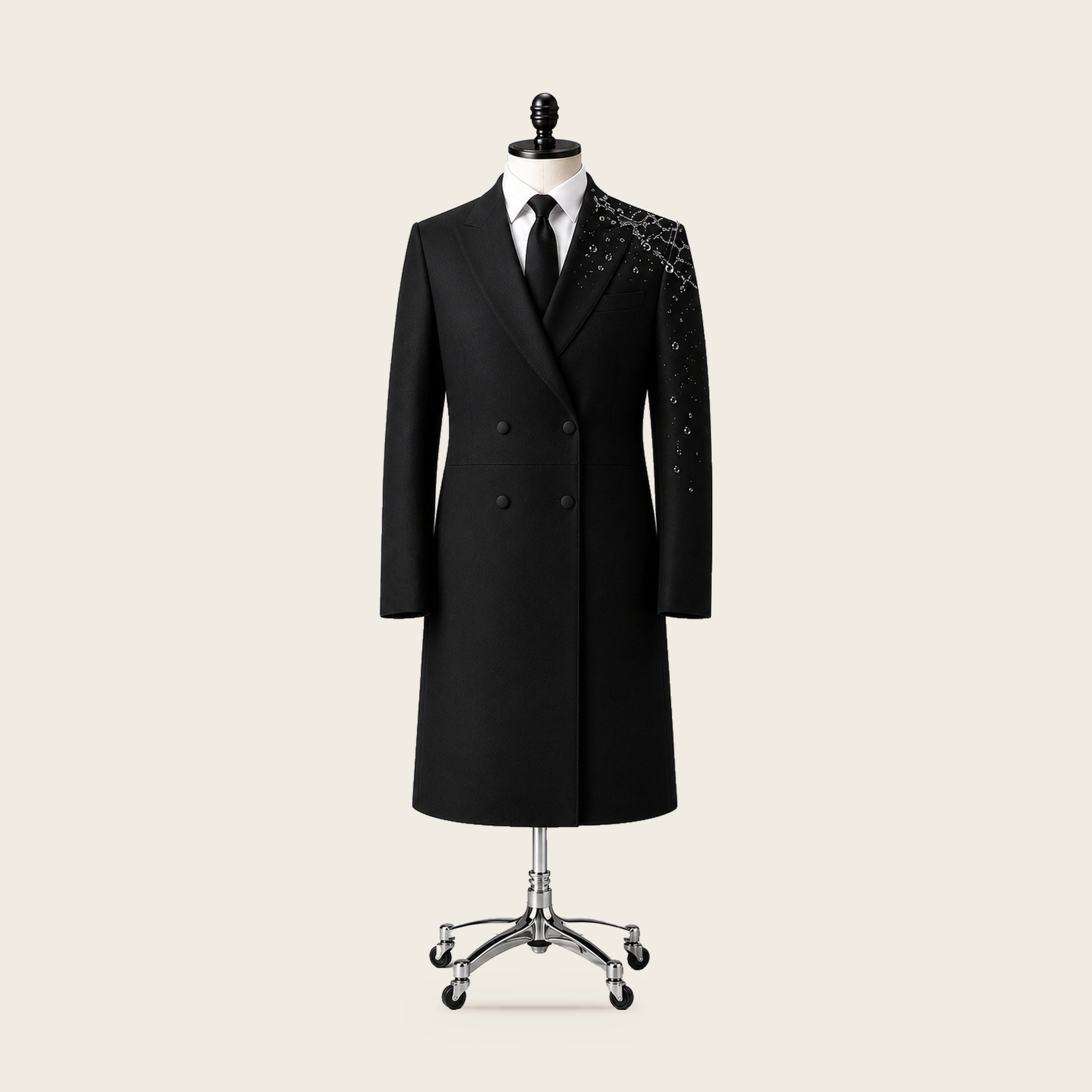 Super 130s Wool Kapota – Water Resistant